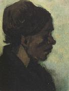 Vincent Van Gogh Head of a Brabant Peasant Woman with Dard Cap (nn04) oil on canvas